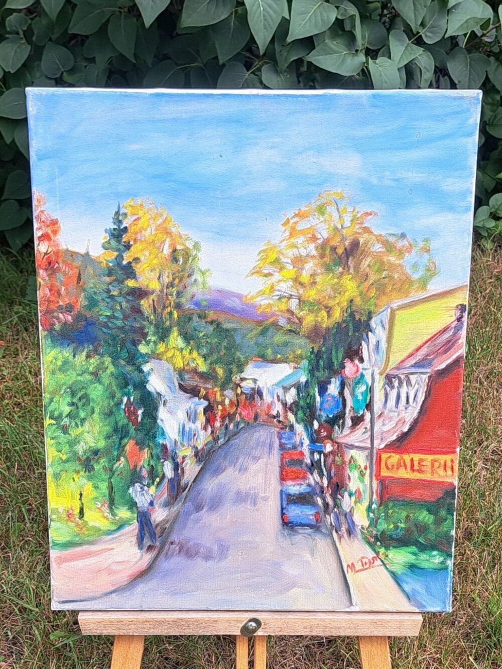 Maurice Tessier Impressionist Painting Baie St. Paul